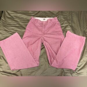 Dickies corduroys in a dull pink
